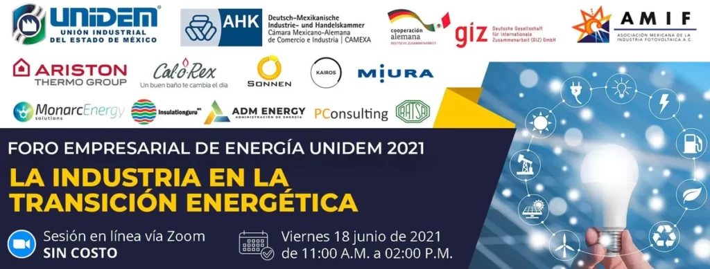 Cartel foro ahorro de energía