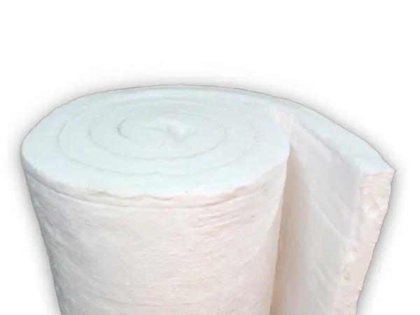 Rollo de fibra cerámica blanca