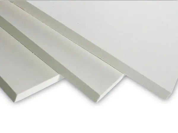 paneles blacos de tabla cerámica aislante térmico refractario